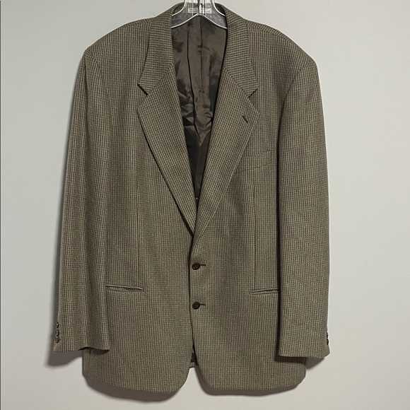Andrew Fezza Assets Saks Fifth Avenue Brown Sports Coat Size 46L